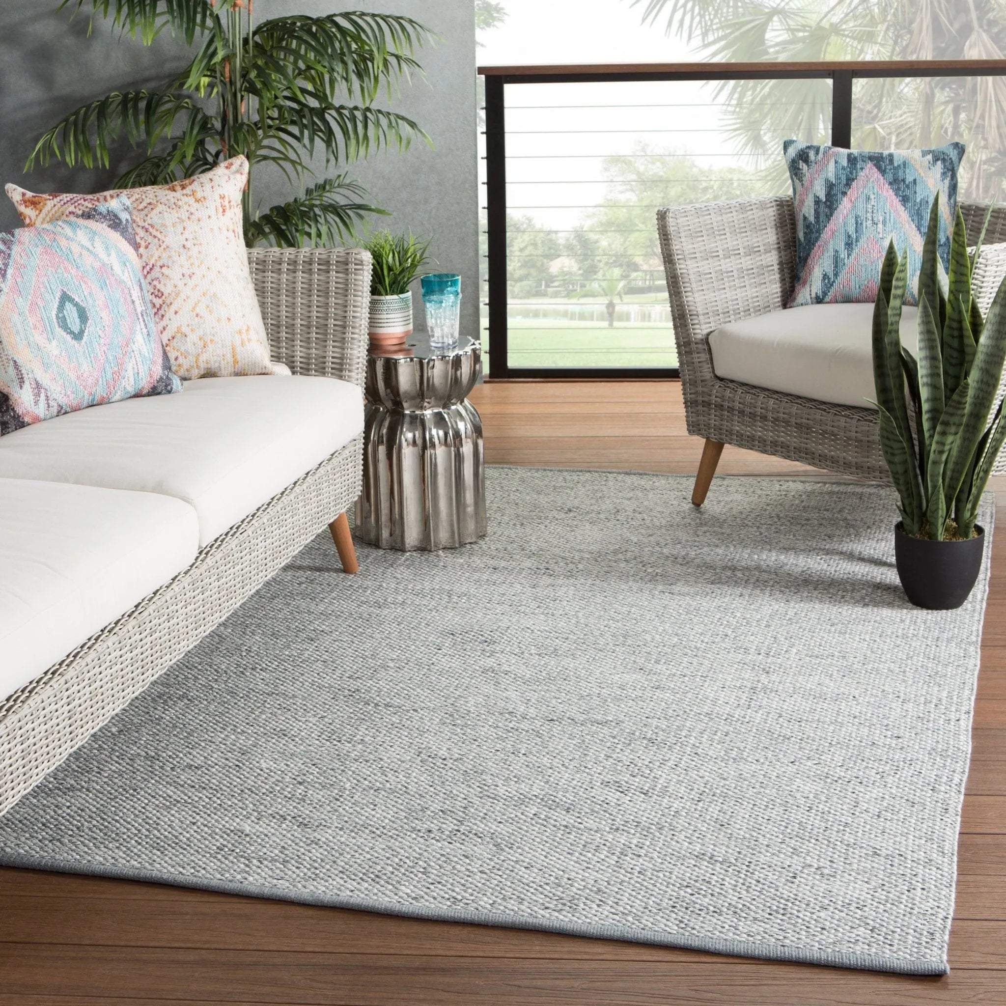 Pasadena Psd02 Lamanda Gray/Ivory Rug - Baconco