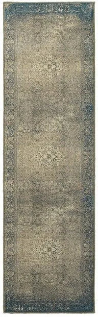 Pasha 1330e Blue/ Beige Rug - Baconco