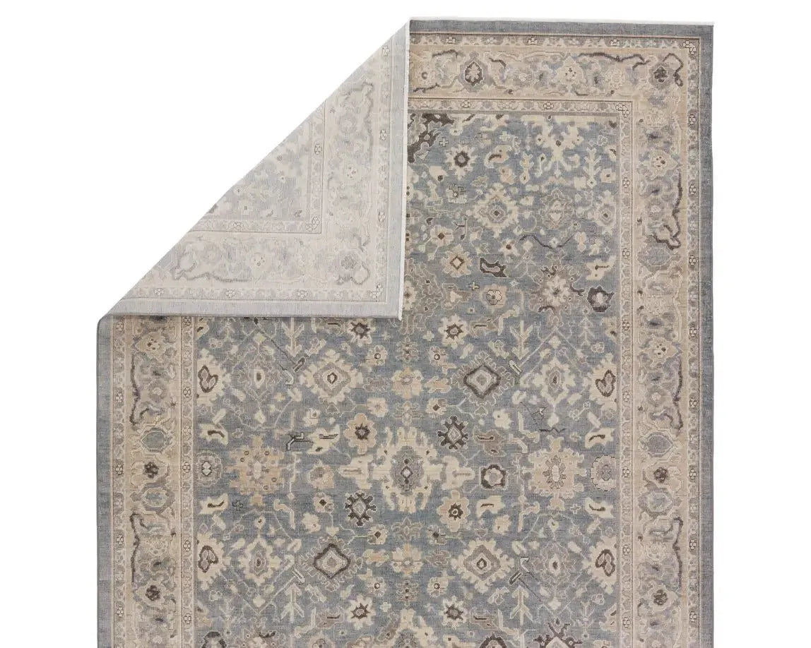 Pasha PSH05 Taupe/Blue Rug - Baconco