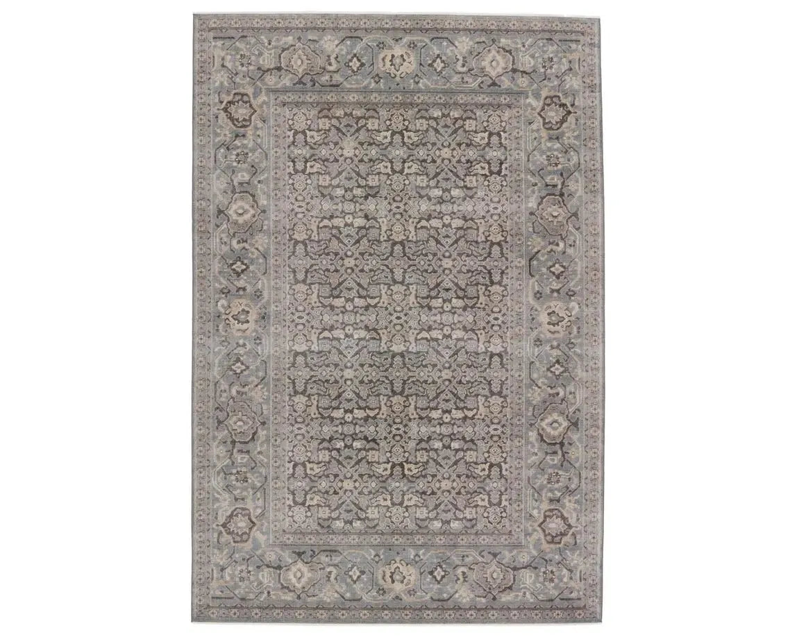 Pasha PSH07 Dark Taupe/Blue Rug - Baconco