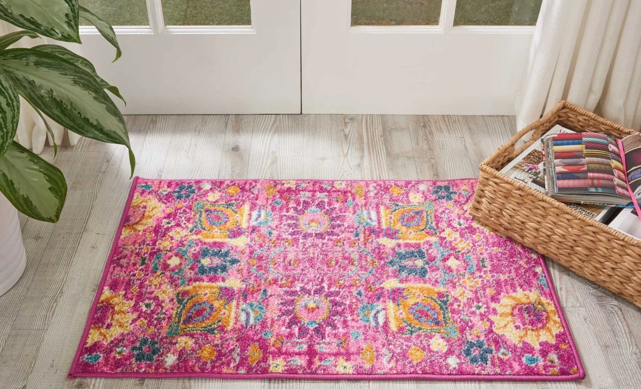 Passion PSN01 Fuchsia Rug - Baconco