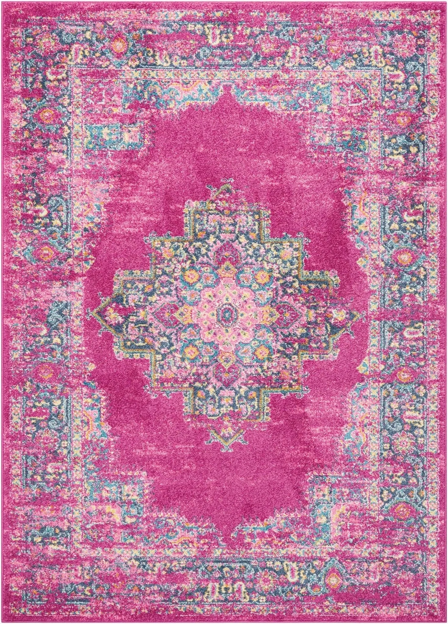 Passion Psn03 Fuchsia Rug - Baconco