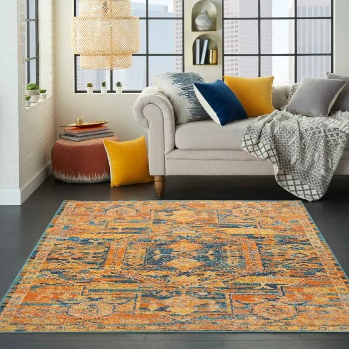 Passion PSN07 Teal/Sun Rug - Baconco