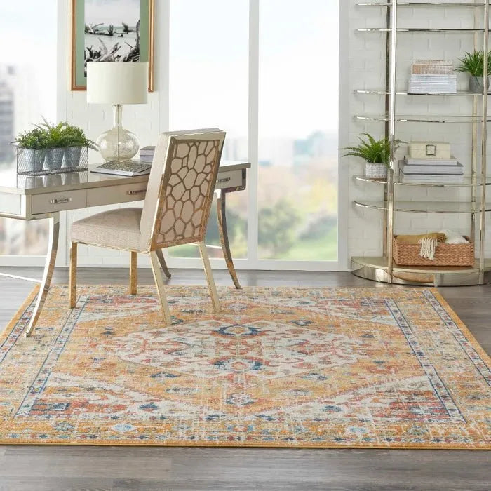 Passion PSN23 Ivory/Yellow Rug - Baconco