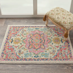 Passion PSN25 Ivory/Pink Rug - Baconco