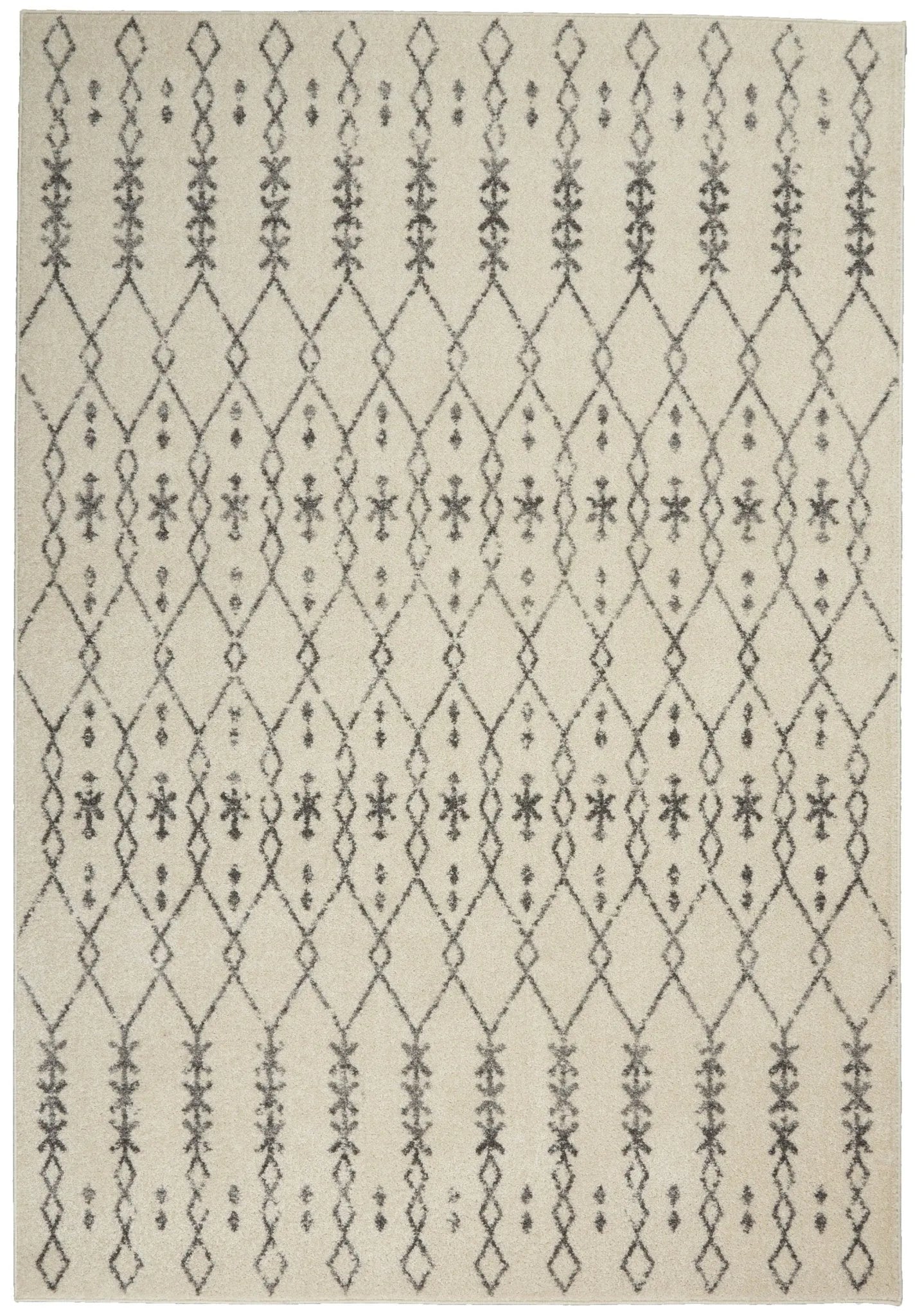 Passion PSN40 Ivory/Grey Rug - Baconco