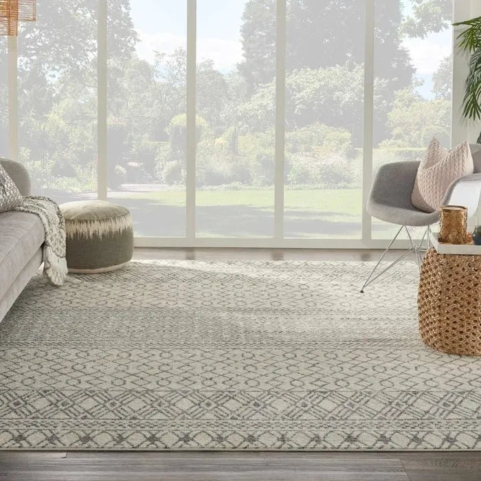 Passion PSN43 Ivory/Grey Rug - Baconco