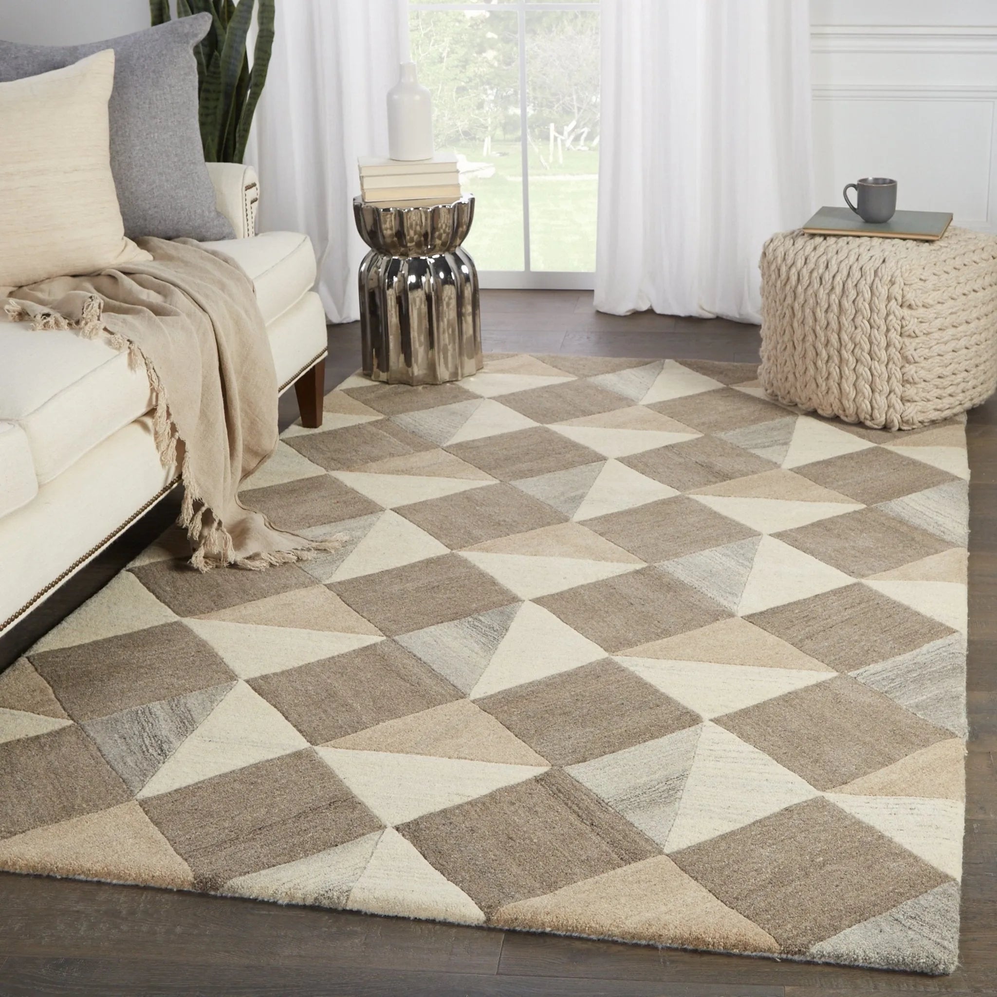 Pathways By Verde Home Pvh01 Paris Brown/Cream Rug - Baconco