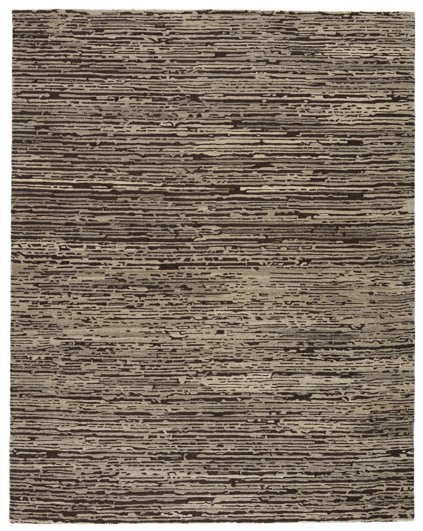 Pathways By Verde Home Pvh03 Nairobi Dark Brown/Light Gray Rug - Baconco