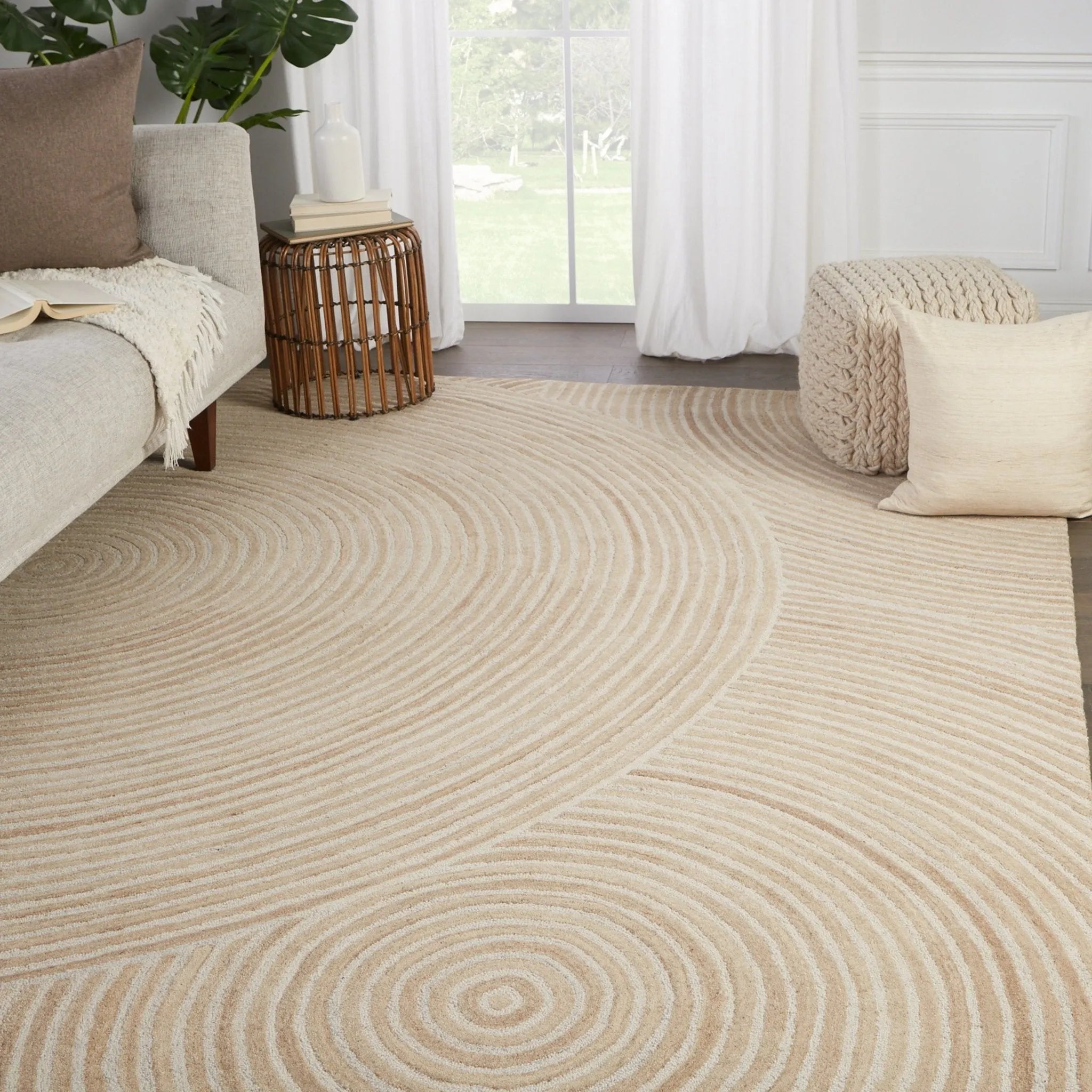 Pathways By Verde Home Pvh07 London Light Tan/Ivory Rug - Baconco