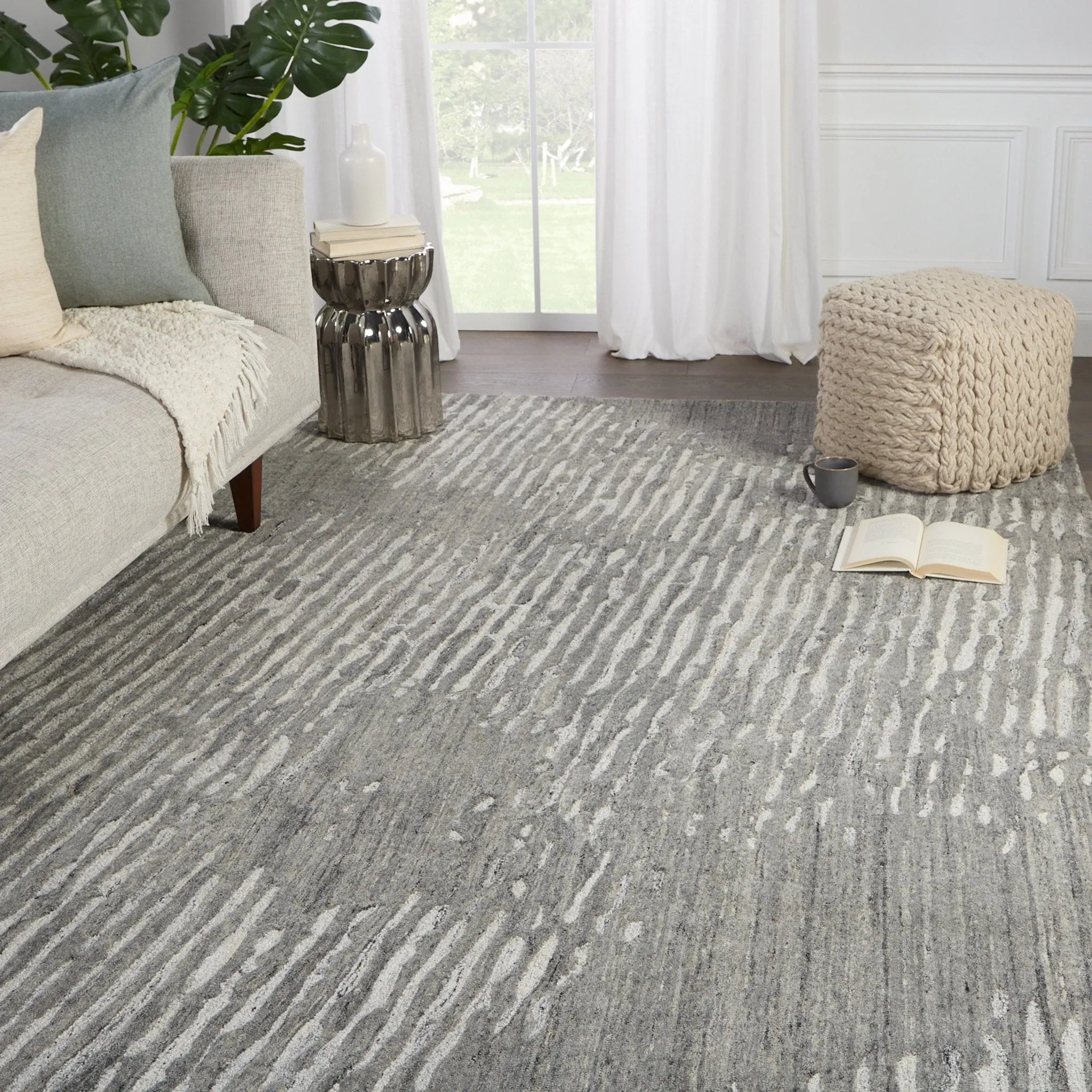 Pathways By Verde Home Pvh10 Stockholm Light Gray/Ivory Rug - Baconco