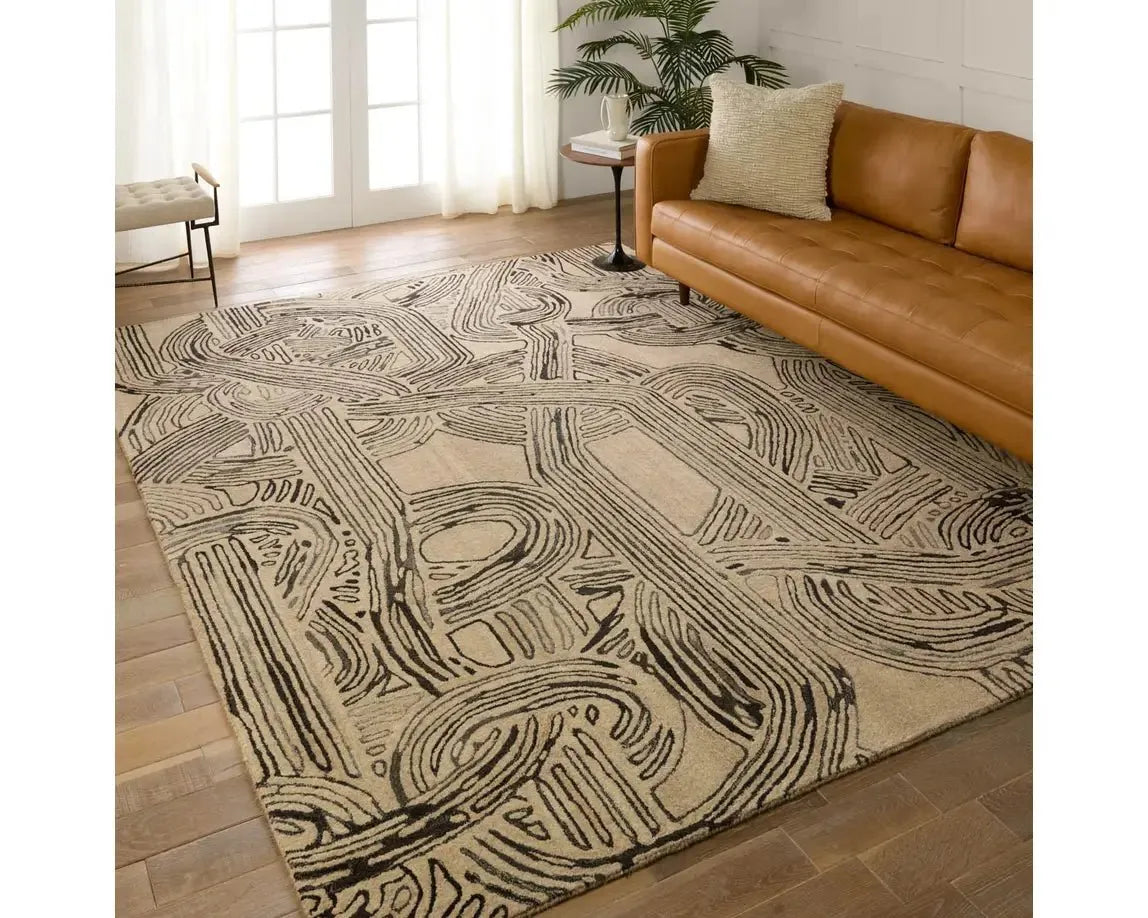 Pathways PVH12 Brown/Black Rug - Baconco