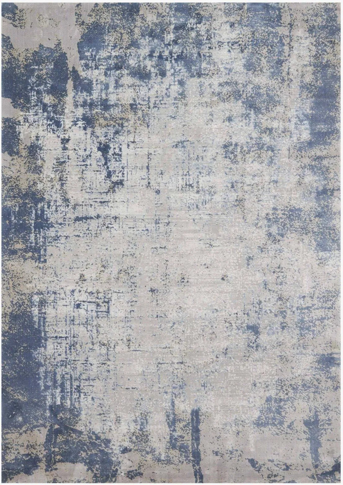 Patina PJ 01 Denim / Grey Rug - Baconco