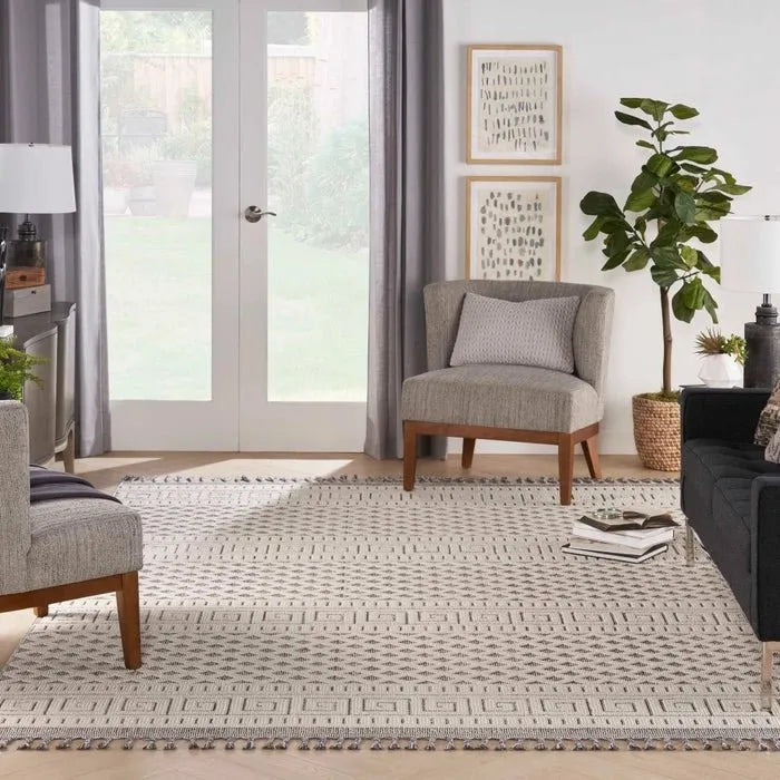 Paxton PAX05 Ivory/Grey Rug - Baconco