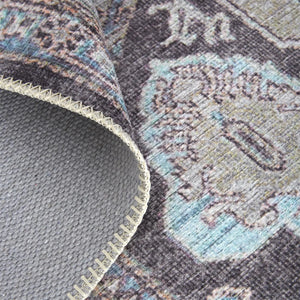 Percy 39Agf Gray/Blue Rug - Baconco