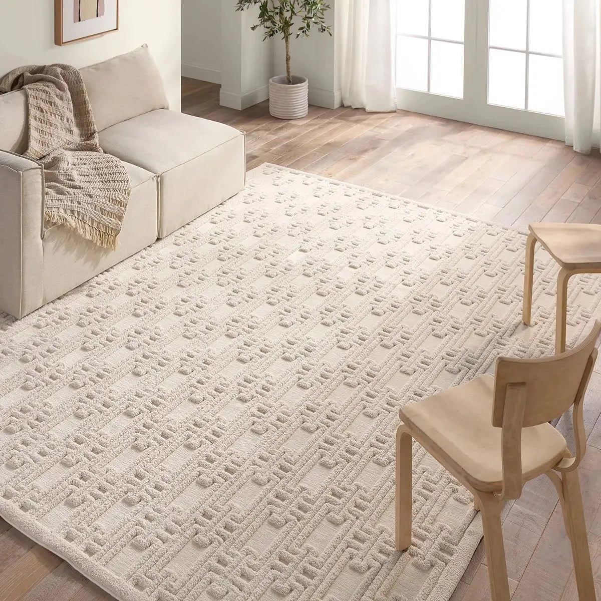 Petros PTR03 Cream Rug - Baconco