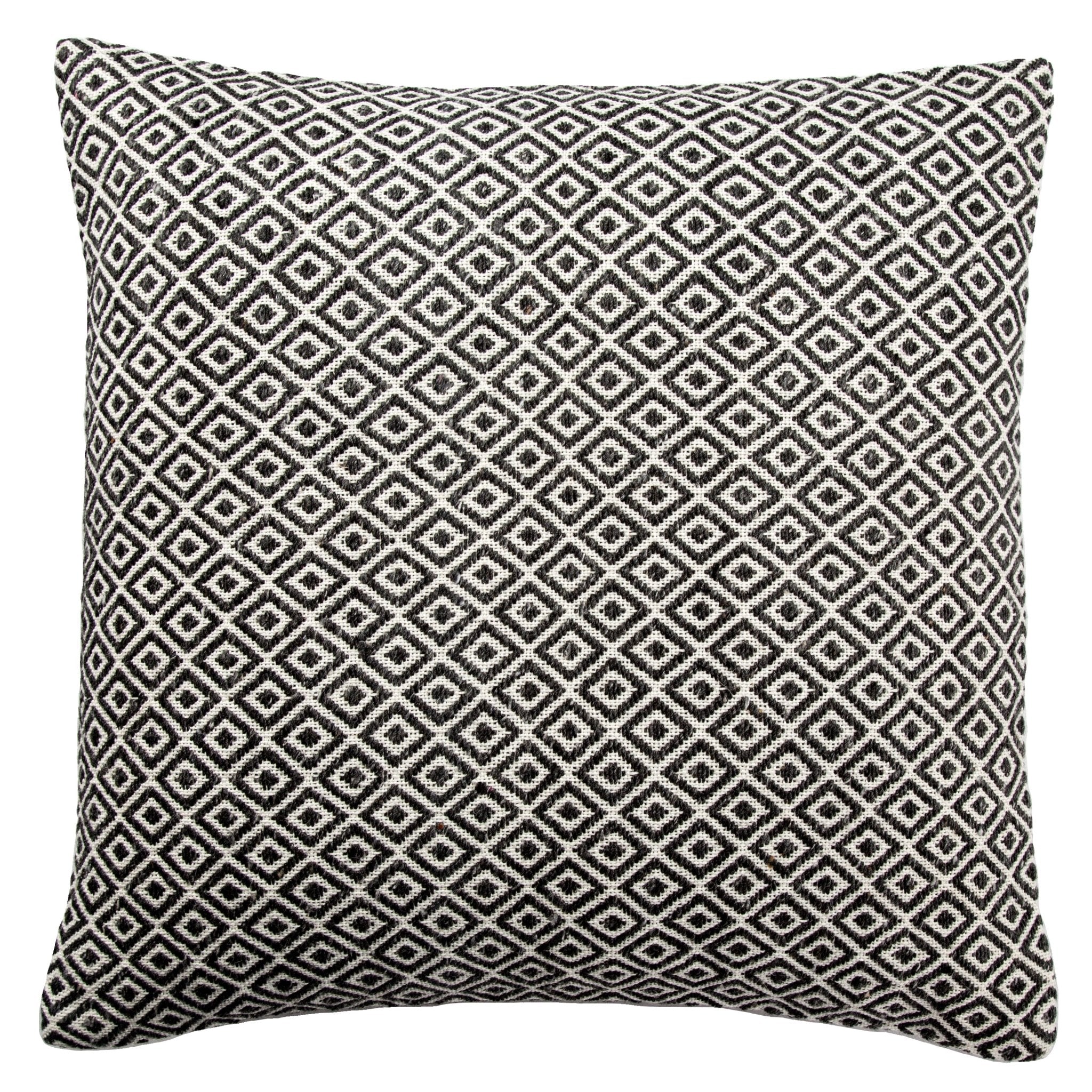 Peykan Pey05 Estes White/Dark Gray Pillow - Baconco