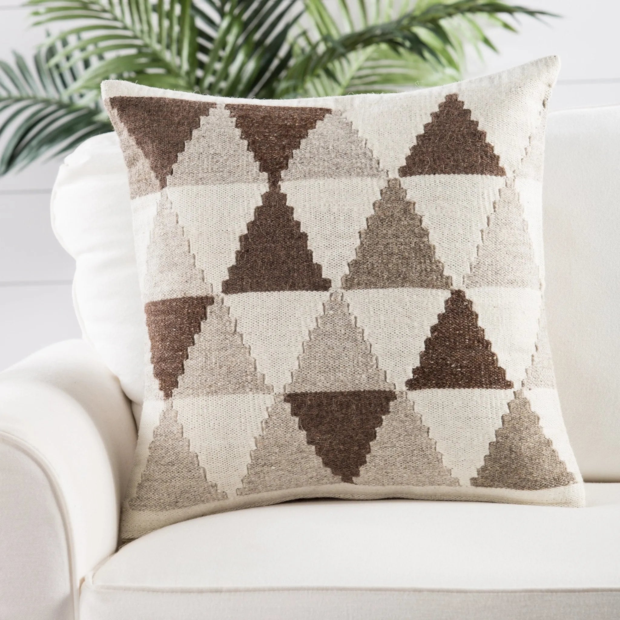 Peykan Pey07 Terzan Brown/Gray Pillow - Baconco