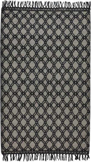 Phoenix 0808F Black/Ivory Rug - Baconco