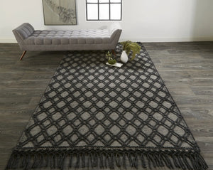 Phoenix 0808F Black/Ivory Rug - Baconco