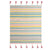 Pink, Blue, and Sunny Striped with Tassels LR80182 Throw Blanket - Baconco