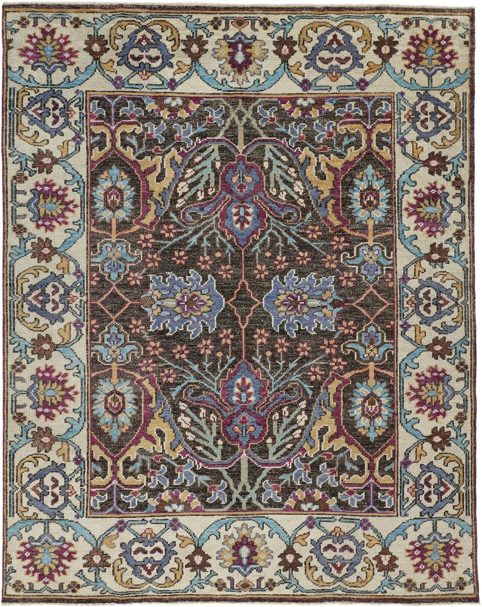 Piraj 6461F Blue/Gold Rug - Baconco