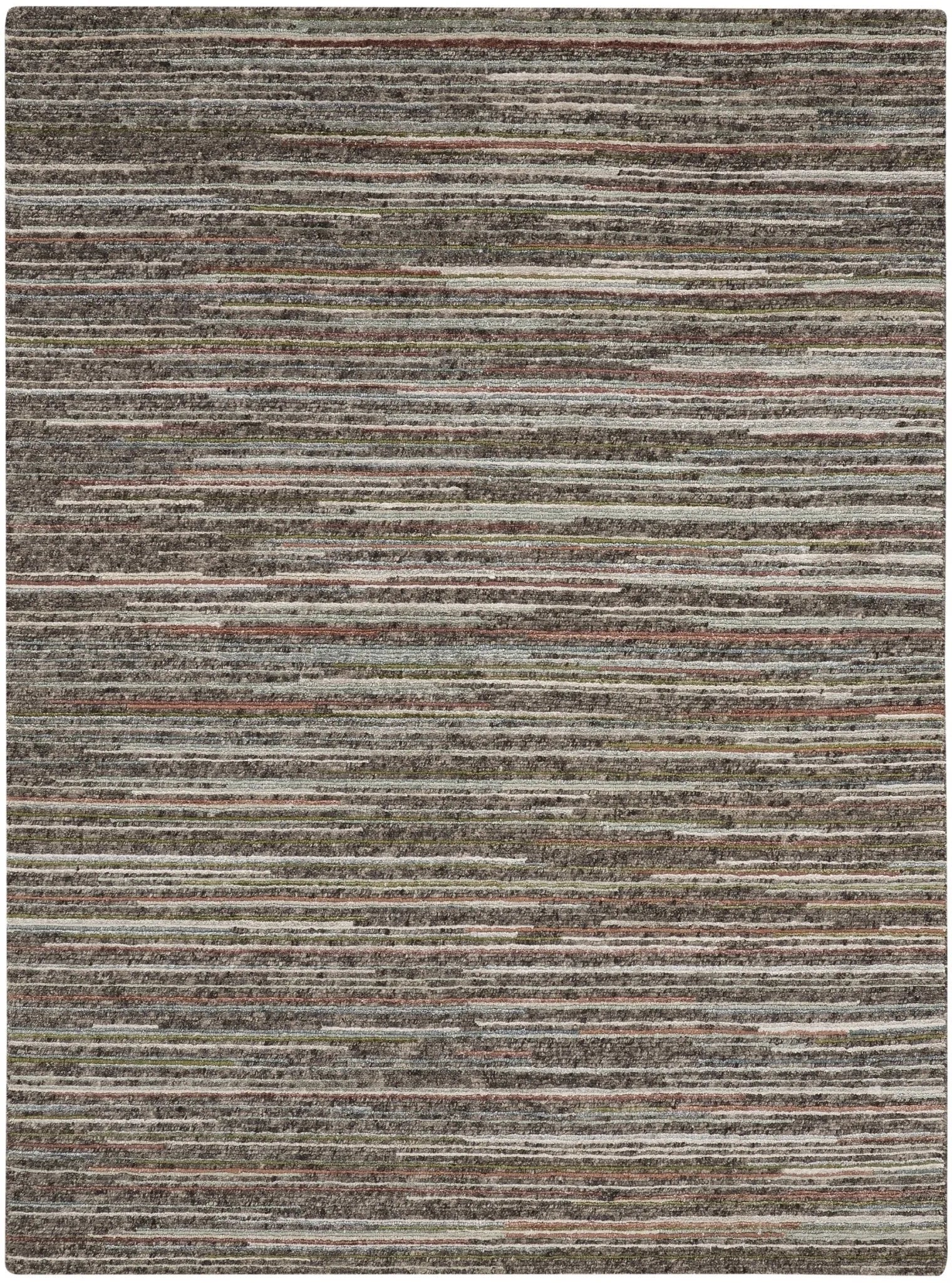 Plateau Pae01 Grey/Green Rug - Baconco