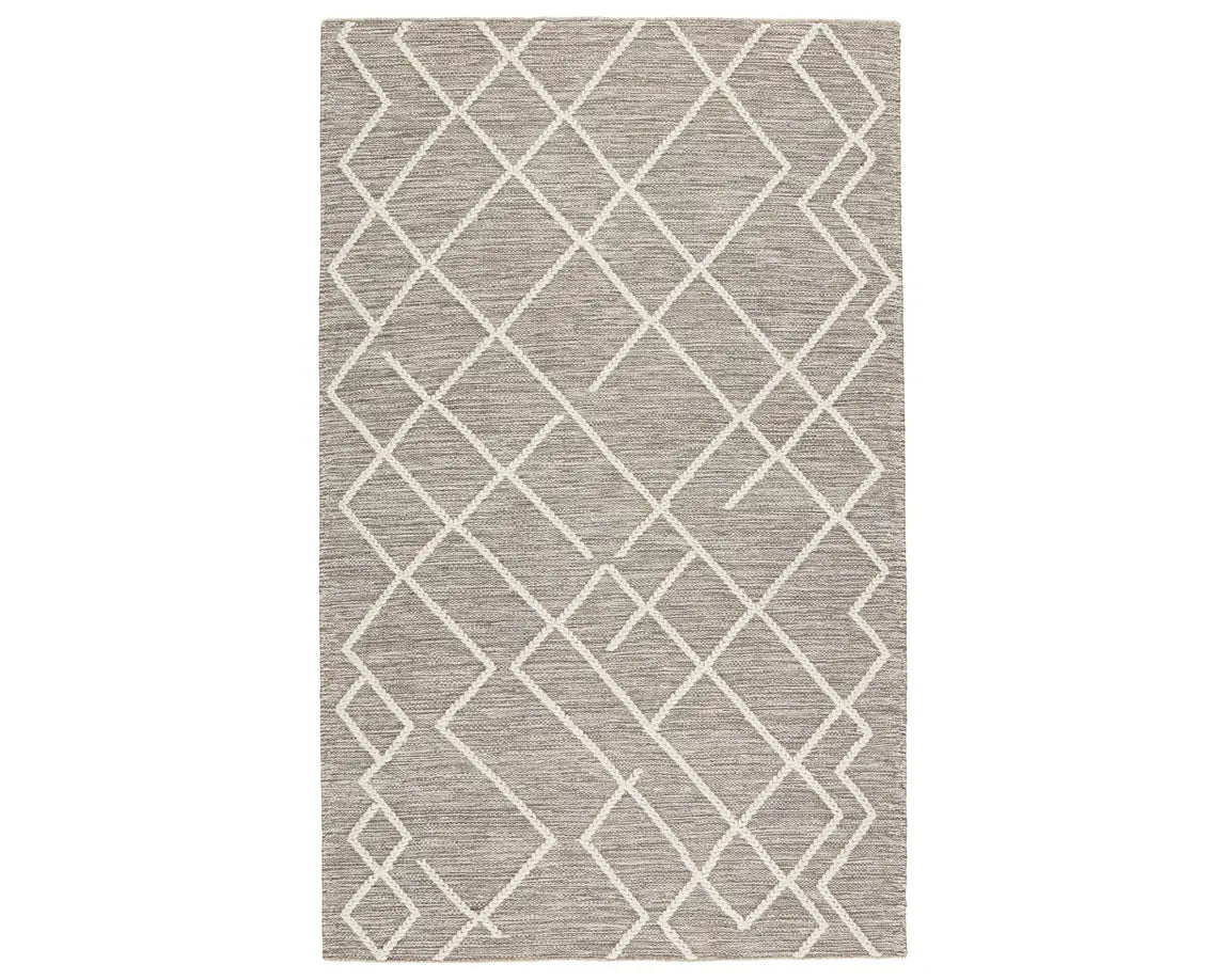 Plateau PLT02 Grey/Ivory Rug - Baconco