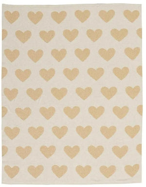 Plushlines UK961 Gold Throw Blanket - Baconco