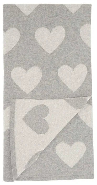 Plushlines UK961 Silver Grey Throw Blanket - Baconco