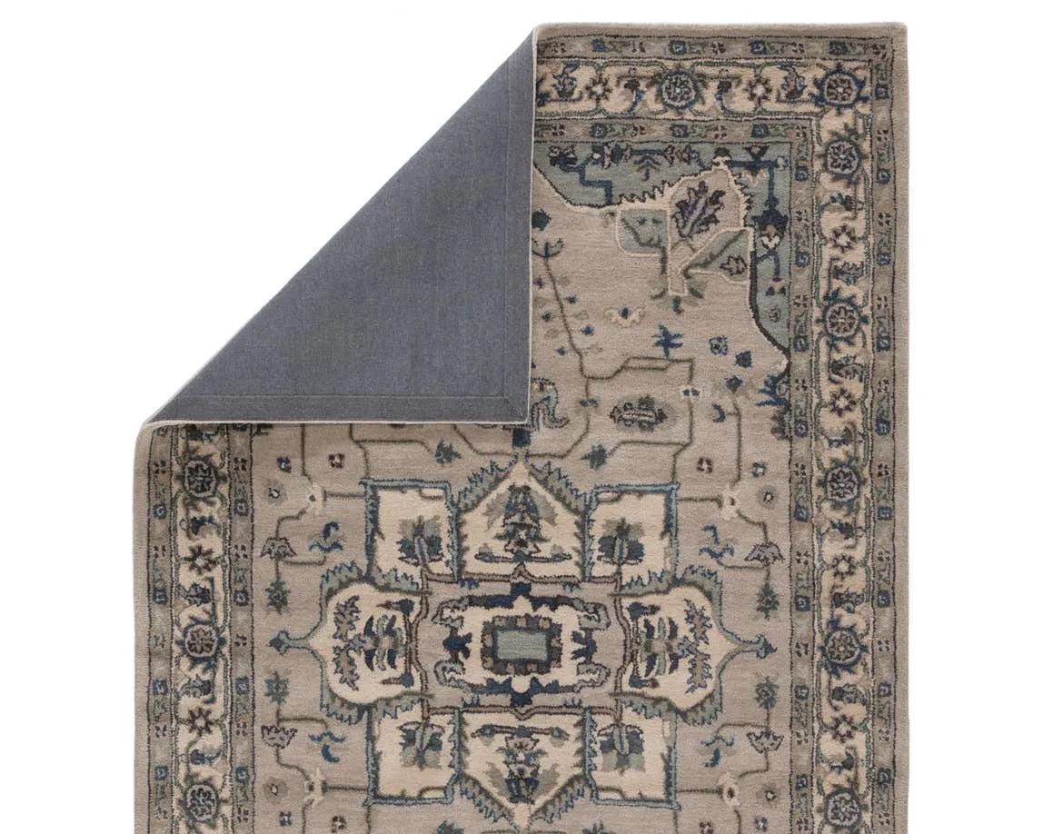 Poeme PM149 Light Grey/Blue Rug