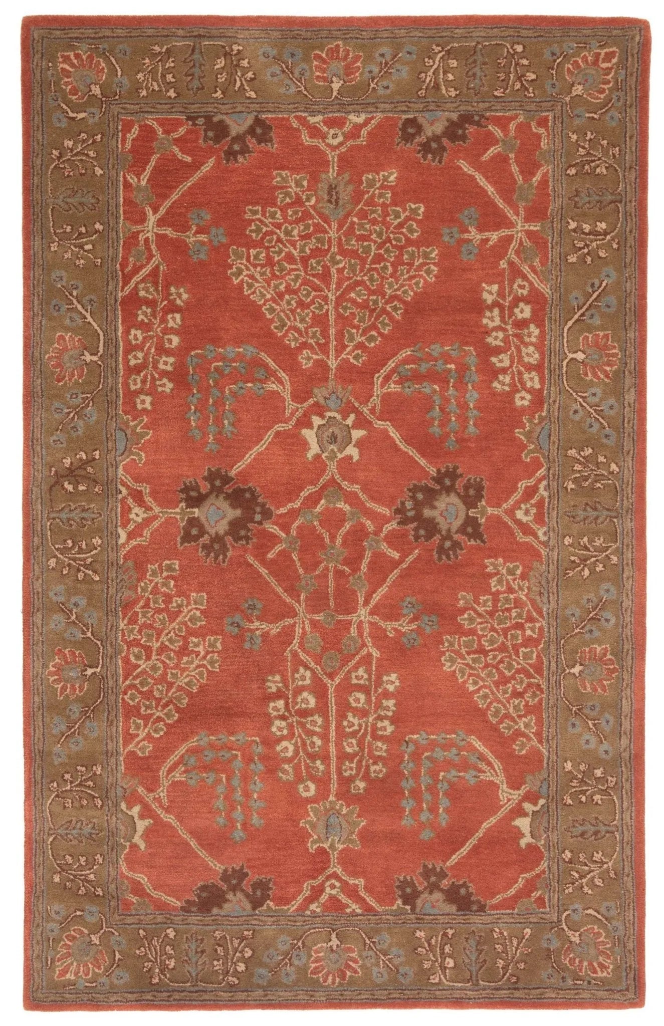 Poeme PM51 Chambery Orange Rust / Gold Brown Rug - Baconco