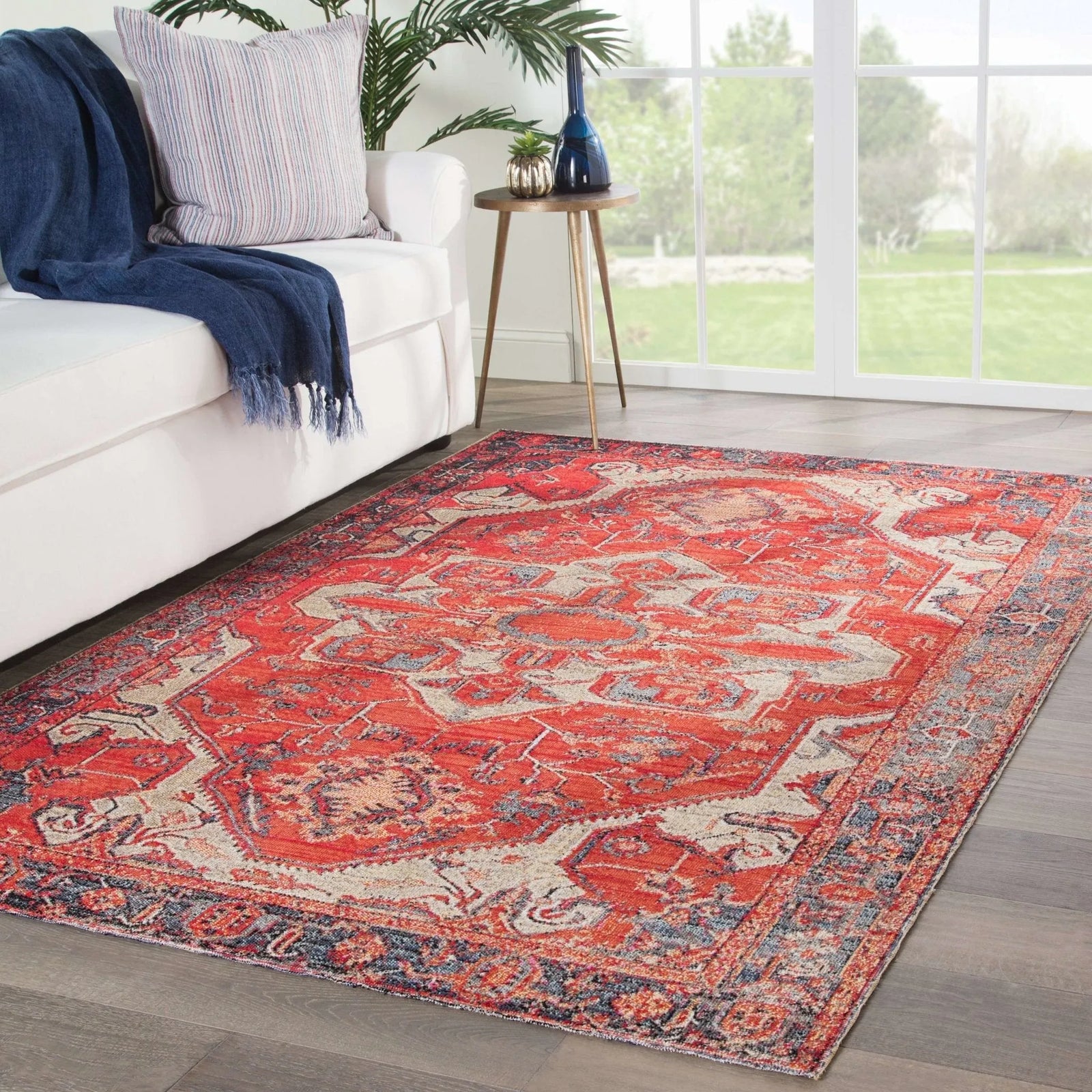 Polaris POL06 Leighton Bruschetta / Gargoyle Rug - Baconco