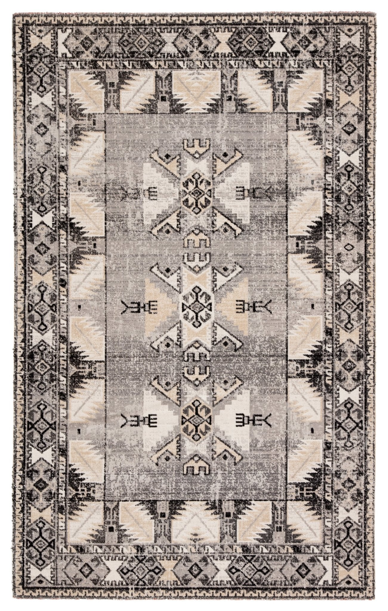 Polaris POL20 Paloma Gray/Beige Rug - Baconco