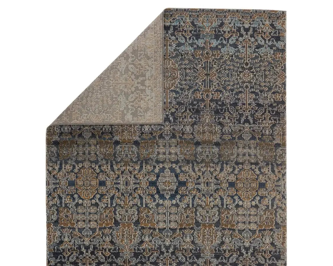 Polaris POL31 Blue/Yellow Rug - Baconco