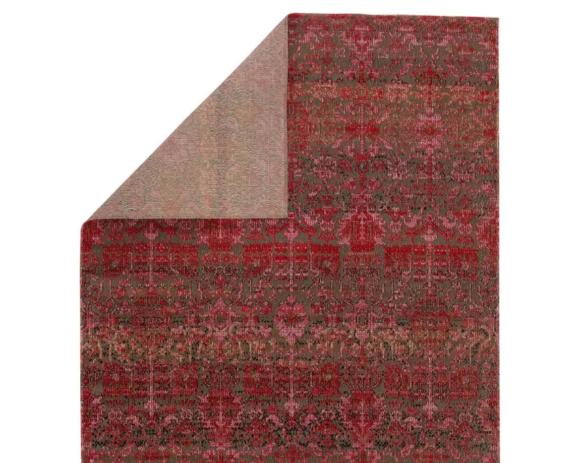 Polaris POL32 Vivid Pink/Red Rug - Baconco