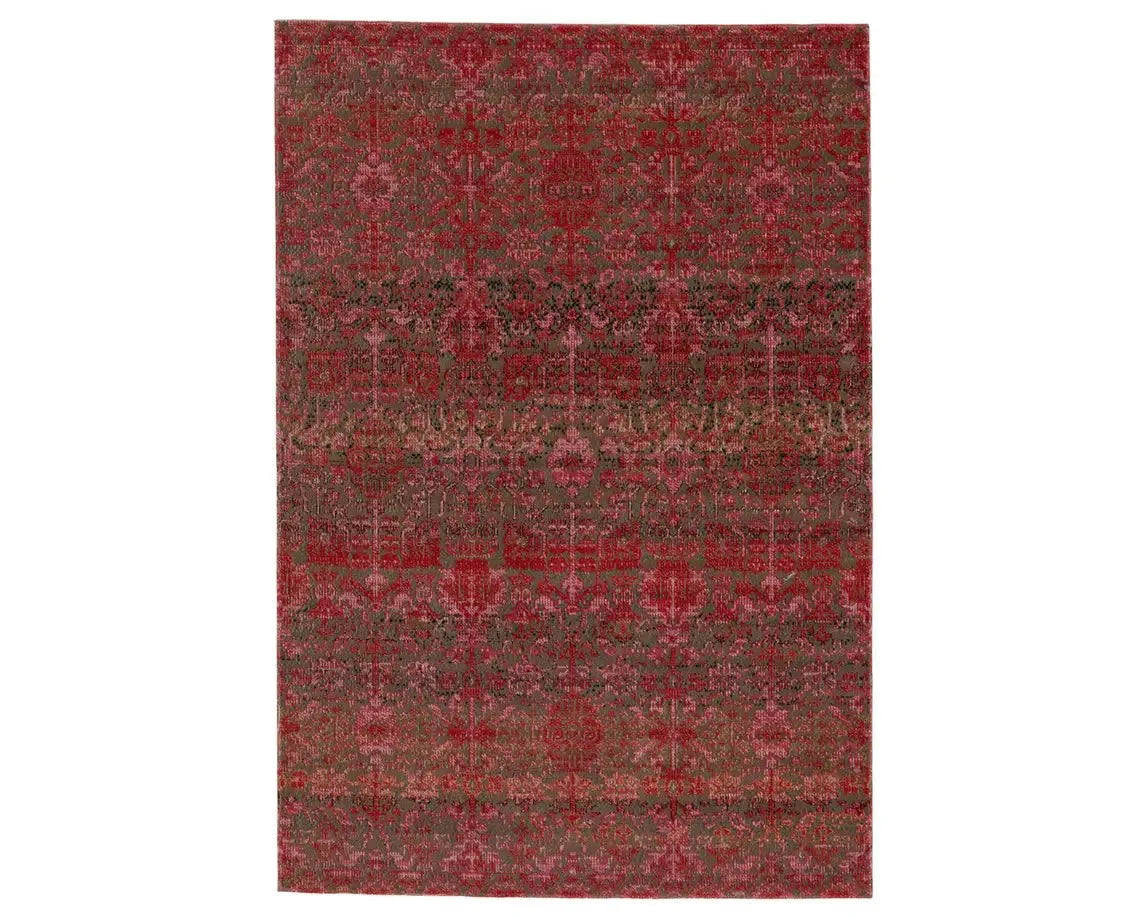 Polaris POL32 Vivid Pink/Red Rug - Baconco