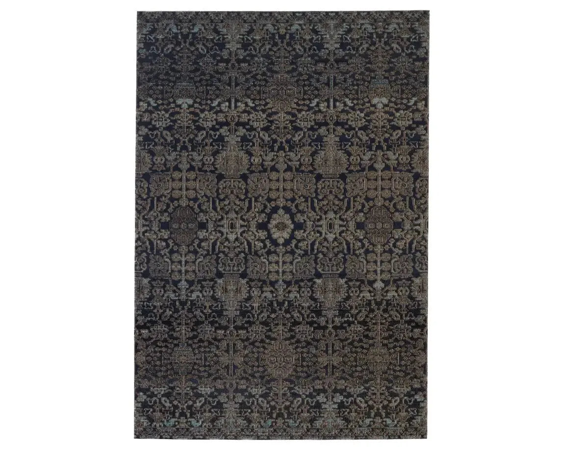 Polaris POL34 Deep Blue Rug - Baconco