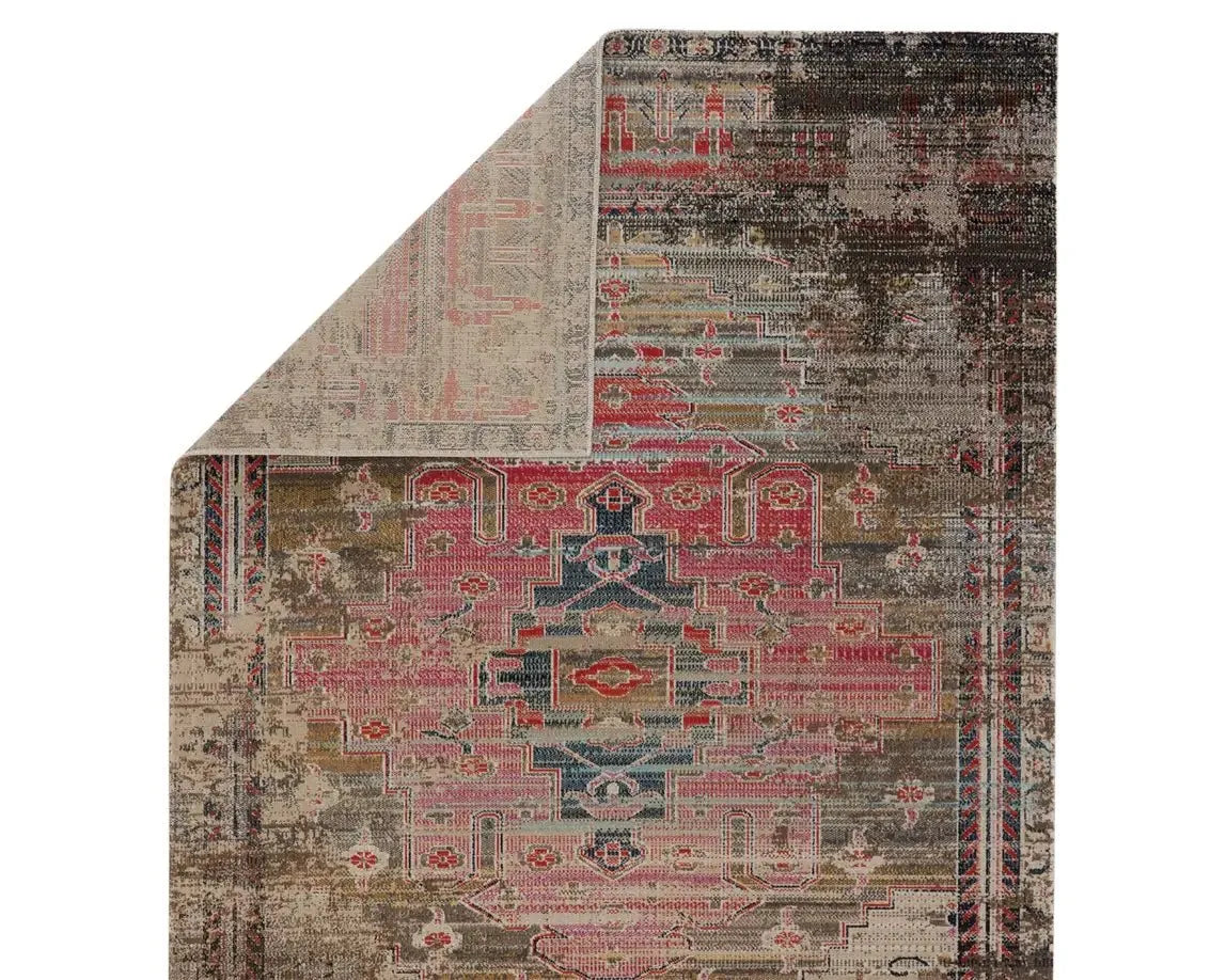 Polaris POL43 Red/Blue Rug - Baconco