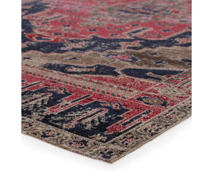 Polaris POL44 Bright Pink/Deep Blue Rug - Baconco