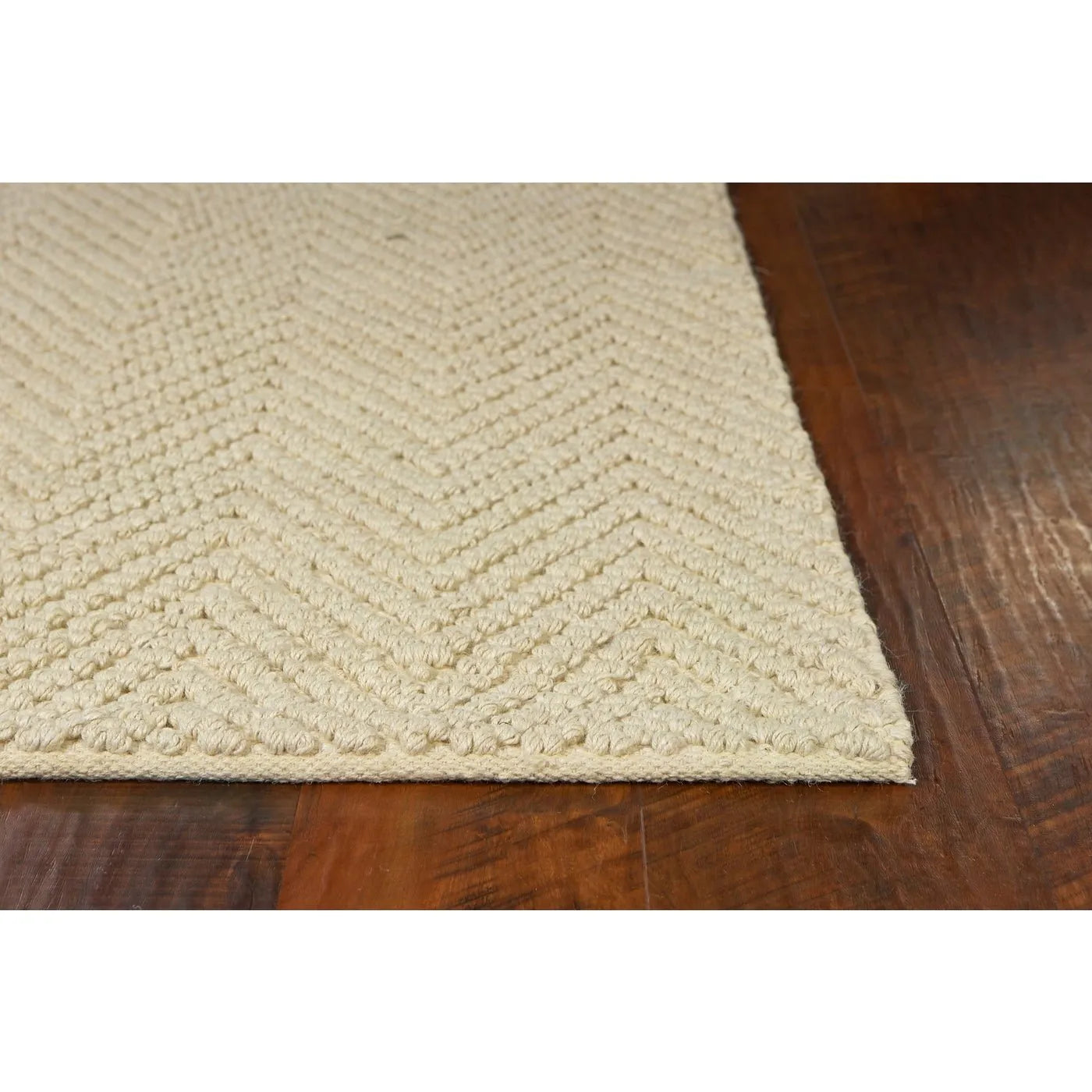 Porto 1220 Herringbone Ivory Rug - Baconco