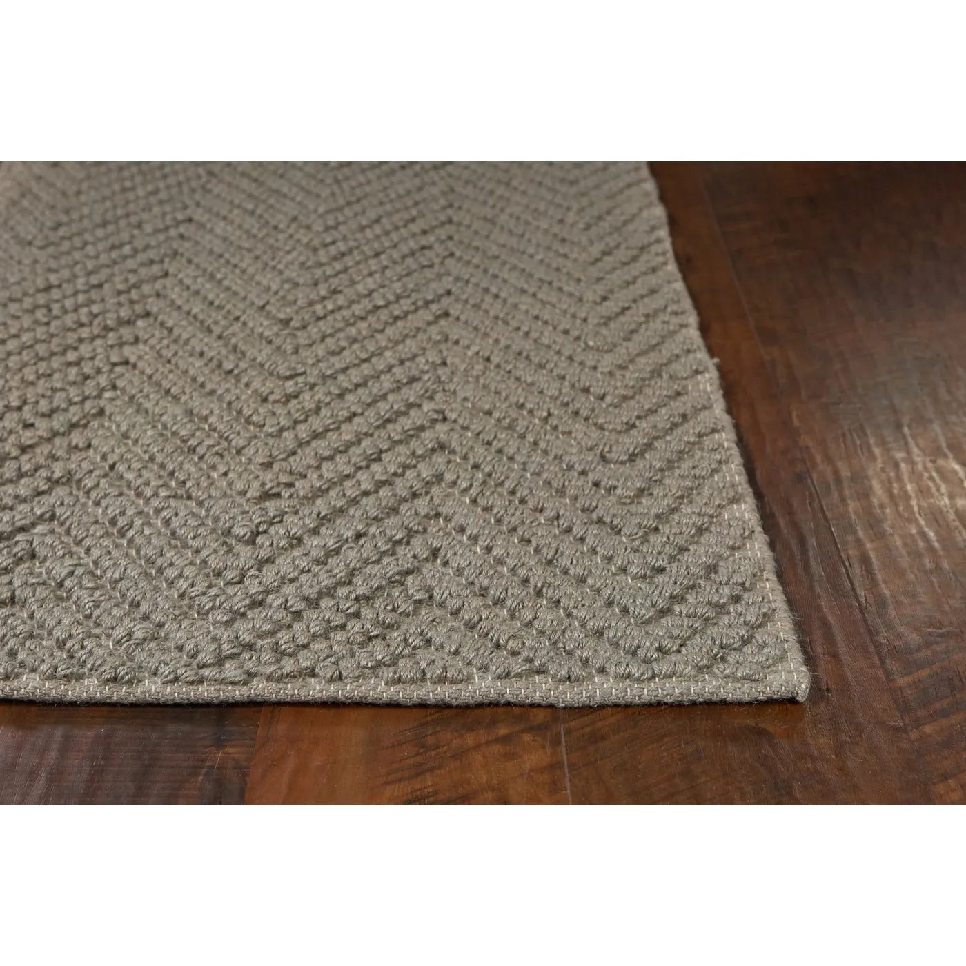 Porto 1224 Herringbone Grey Rug - Baconco