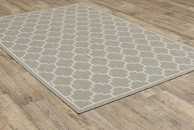 Portofino 1636H Grey/Ivory Rug - Baconco