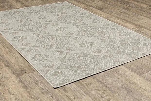 Portofino 2805W Ivory/Grey Rug - Baconco