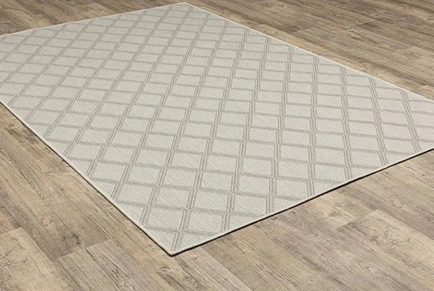 Portofino 5098W Ivory/Grey Rug - Baconco