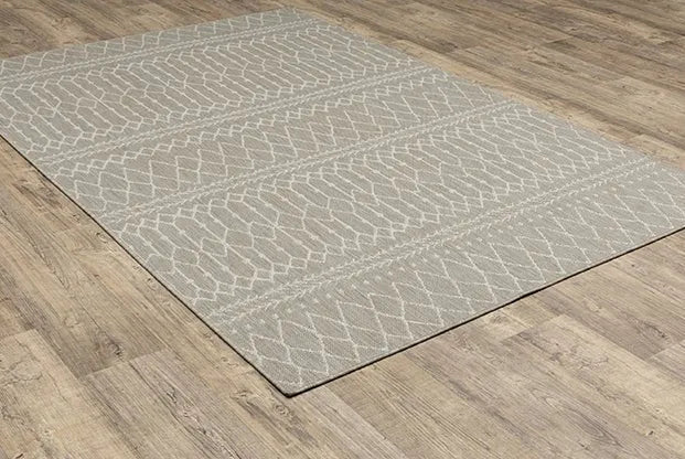 Portofino 670H Grey/Ivory Rug - Baconco