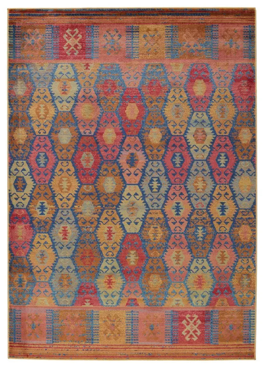 Prisma PSA10 Gold/Pink Rug - Baconco