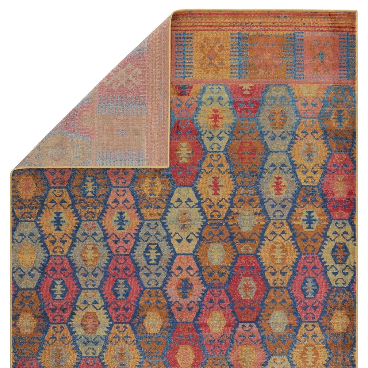 Prisma PSA10 Gold/Pink Rug - Baconco