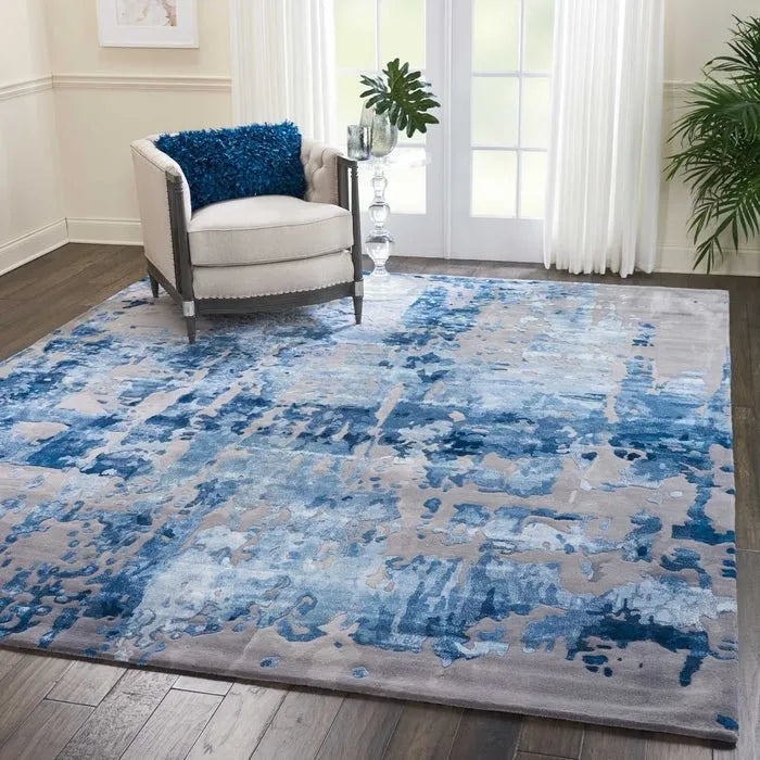 Prismatic PRS10 Blue/Grey Rug - Baconco