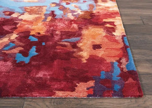 Prismatic PRS13 Blue Flame Rug - Baconco